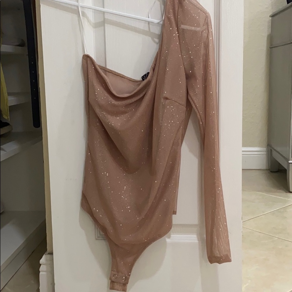 Shimmer One-shoulder Bodysuit